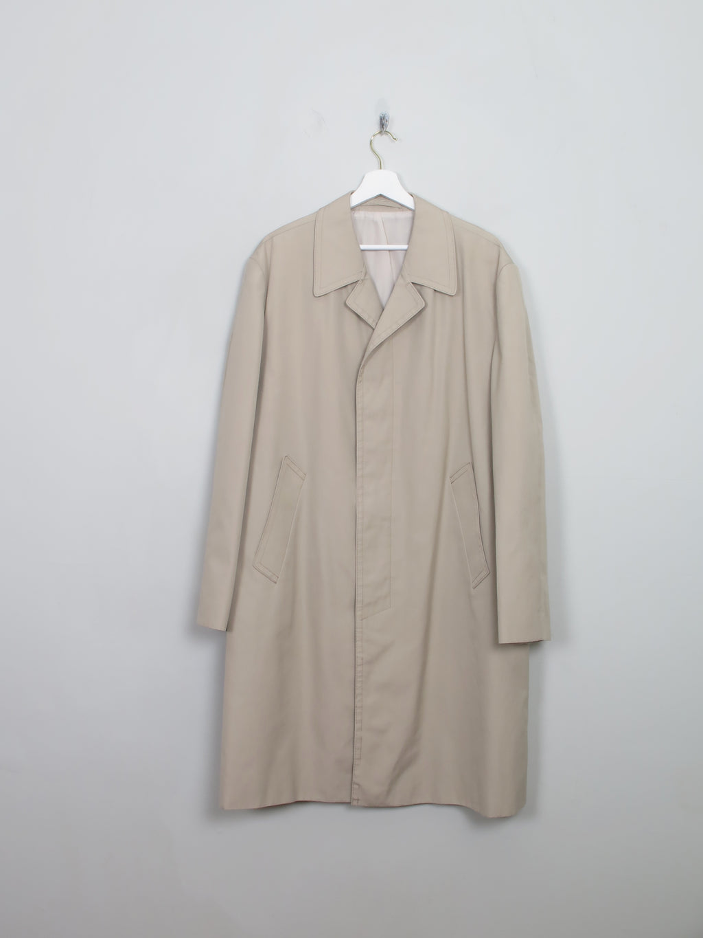 Men's Vintage Beige Trench Coat 44/L