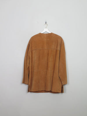 Women's Vintage Tan Suede Jacket L