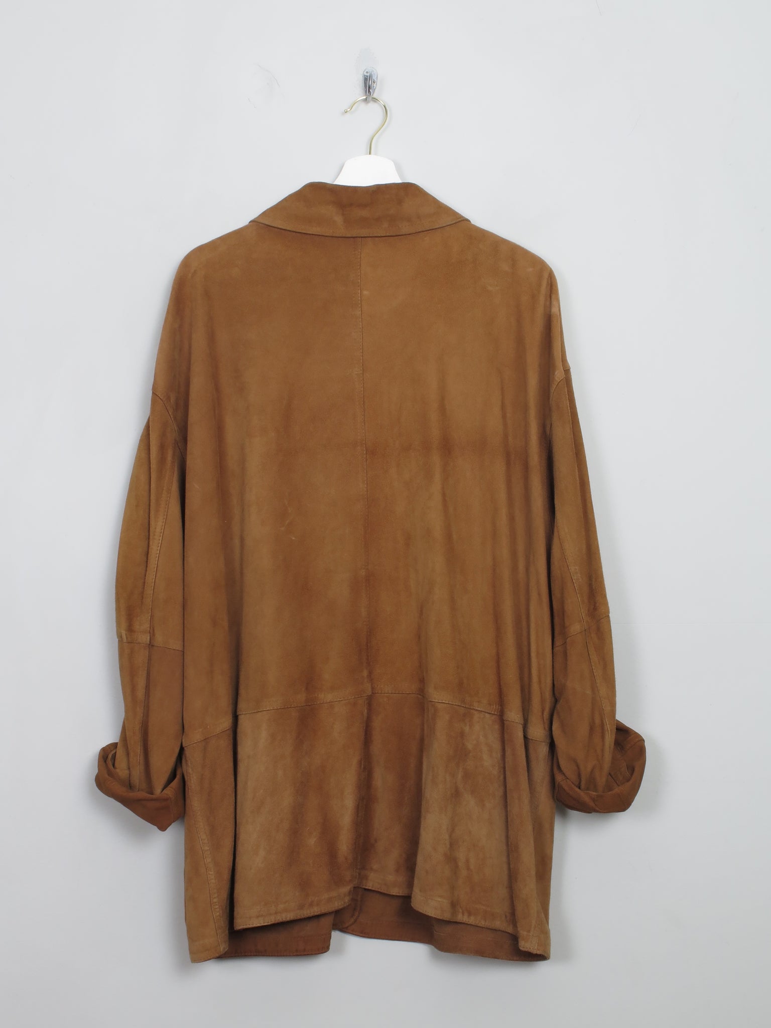 Womens Tan Suede Jacket L/XL