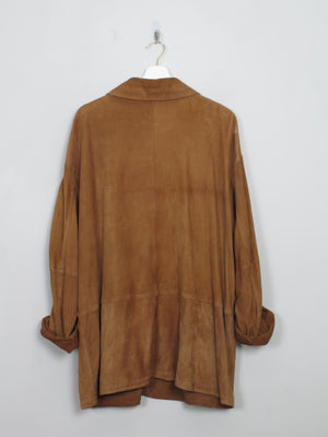 Womens Tan Suede Jacket L/XL