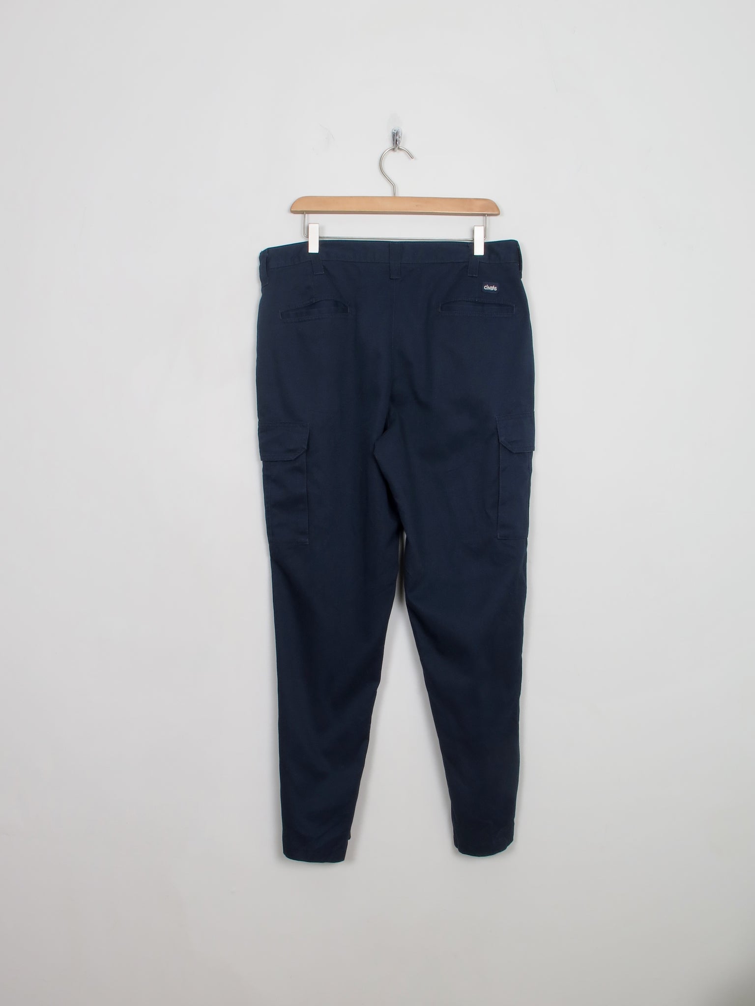 Men's Vintage Navy Work Combat Trousers 34" 30"