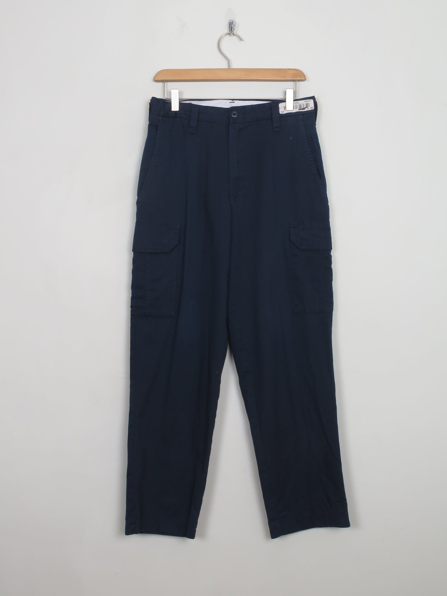 Men's Vintage Navy Combat Work Trousers 30"/30"