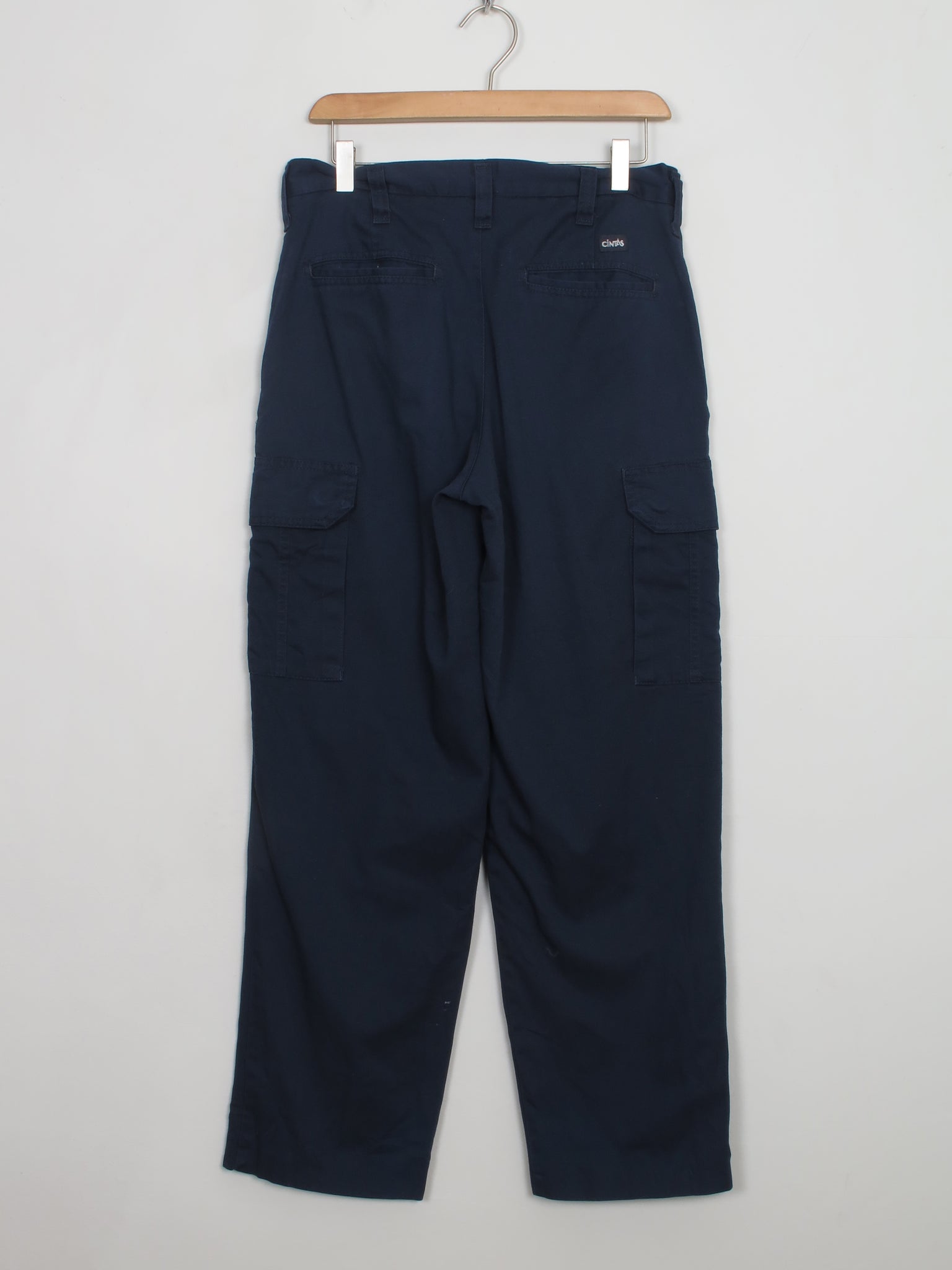 Men's Vintage Navy Combat Work Trousers 30"/30"