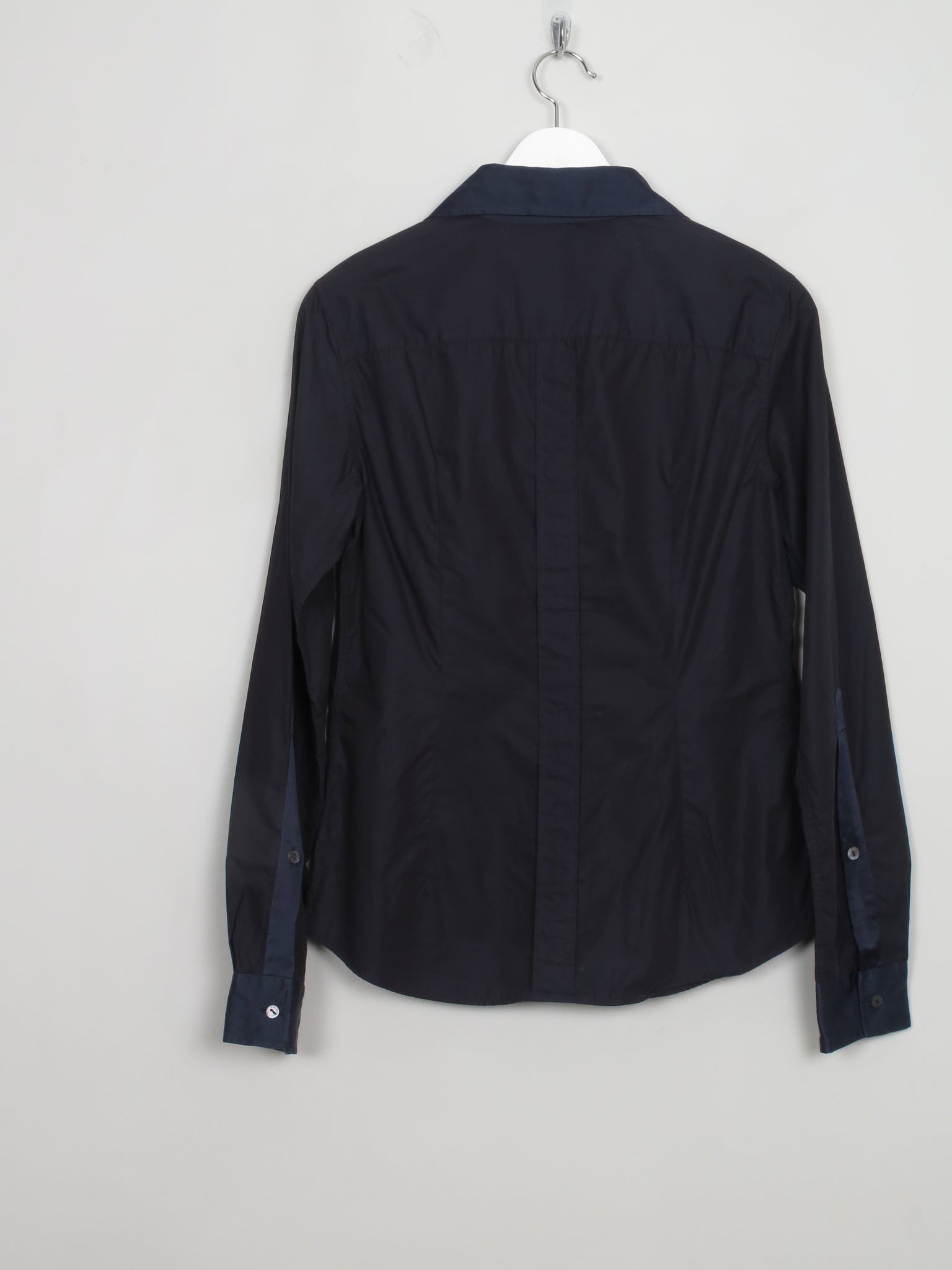 Vintage Navy Dolce & Gabbana Blouse With Colar S