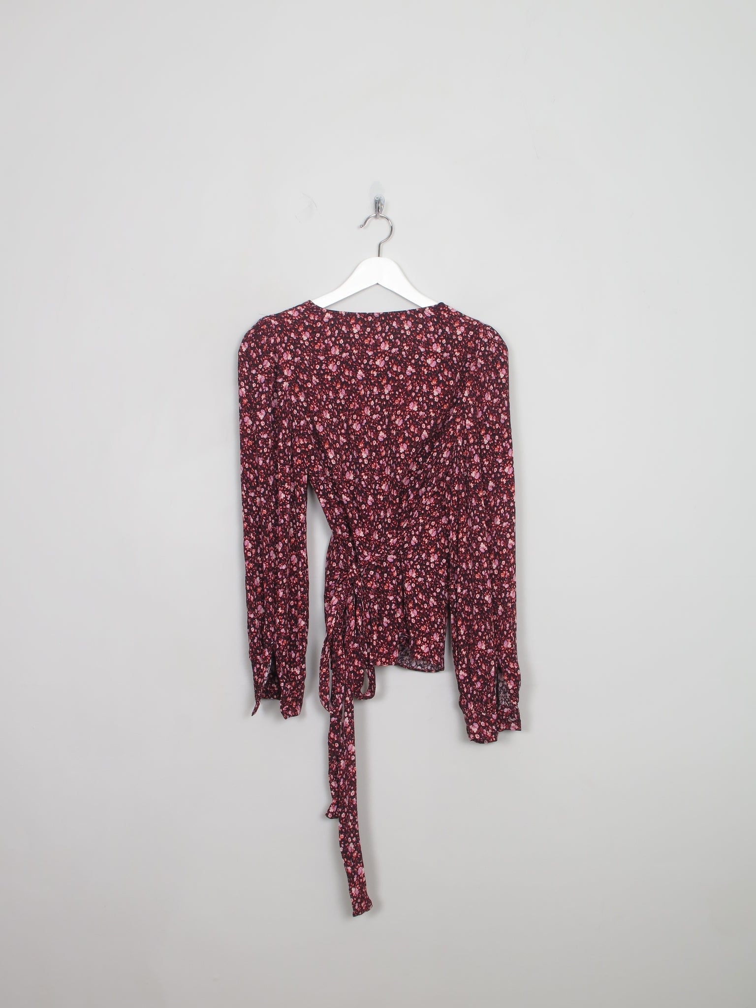 Women's Floral & Other Stories Wrap Over Blouse S/M