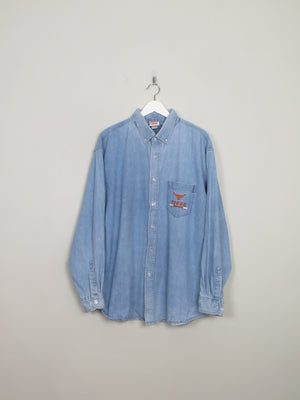 Men's Vintage Denim Shirt XL