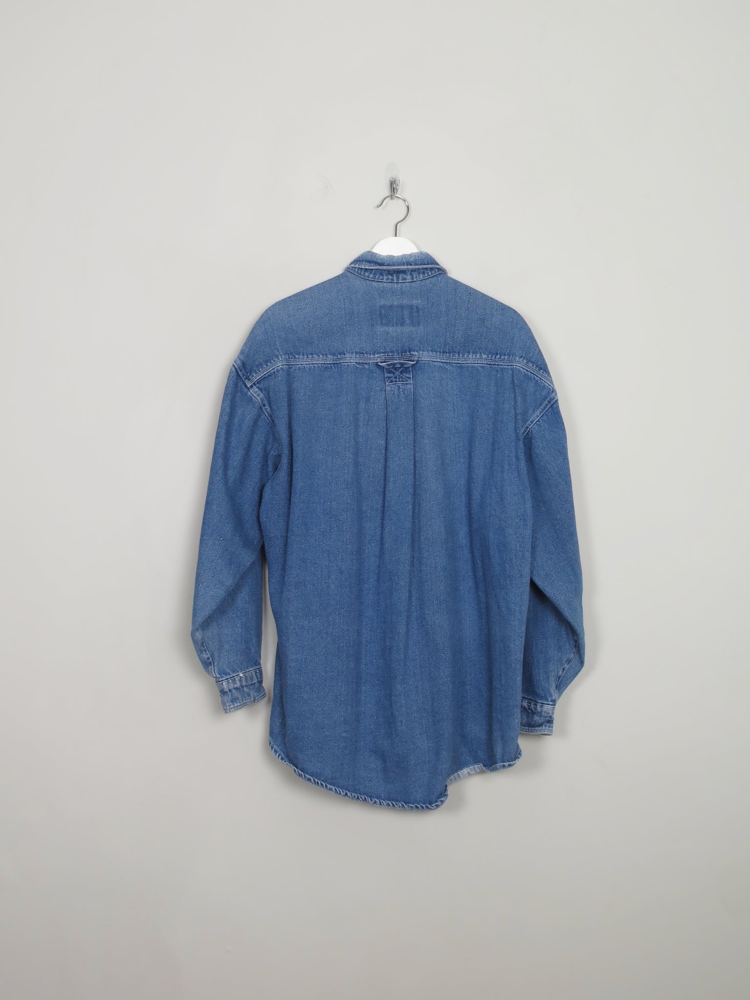 Vintage Blue Denim Moose Creek Shirt XL Oversized - The Harlequin