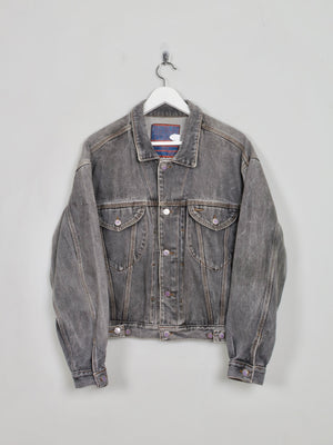Men's Grey VIntage Denim Jacket S