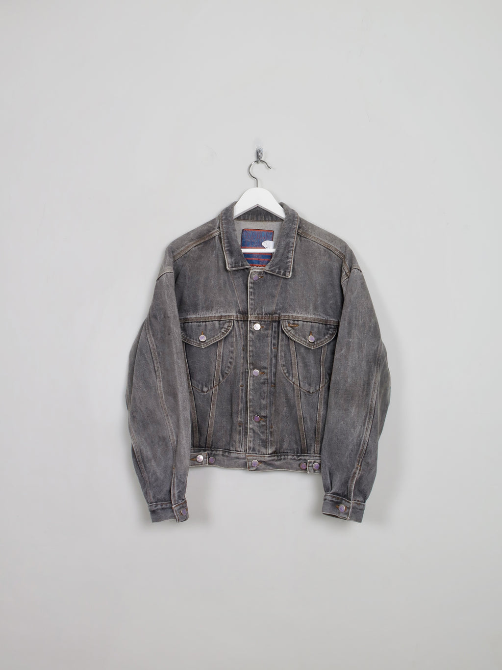 Men's Grey VIntage Denim Jacket S