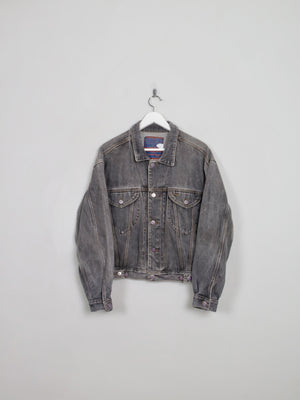 Men's Grey VIntage Denim Jacket S