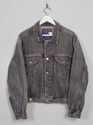 Men's Grey VIntage Denim Jacket S
