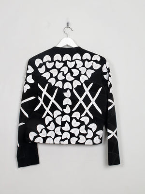 Women's Vintage Embellished Suede Jacket S/M