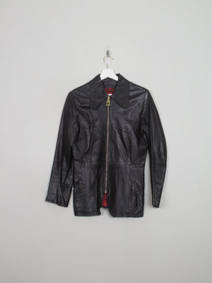 Women's VIntage 1970s Brown Leather Jacket S