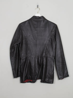 Women's VIntage 1970s Brown Leather Jacket S