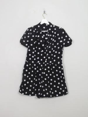 Vintage Polka Dot Playsuit S