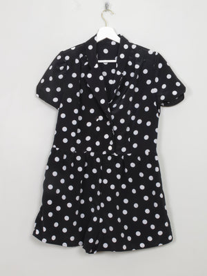 Vintage Polka Dot Playsuit S