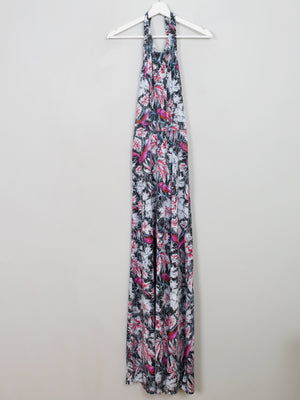 Vintage Printed 1970s Halterneck S