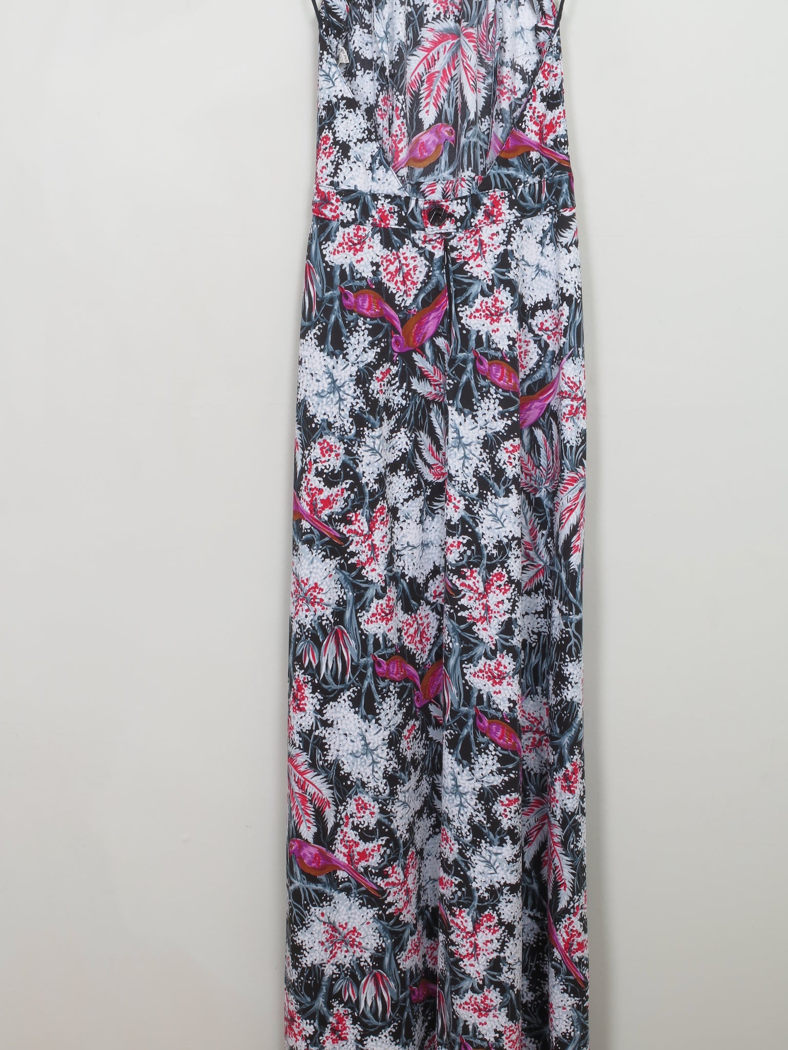 Vintage Printed 1970s Halterneck S