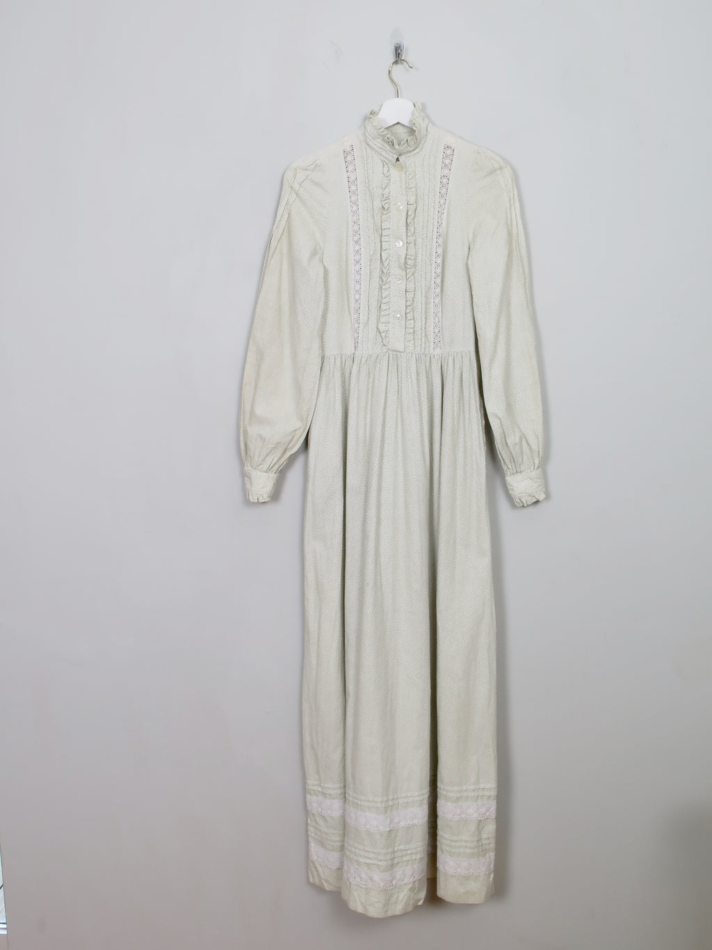 Vintage Green Laura Ashley Prairie Dress XS