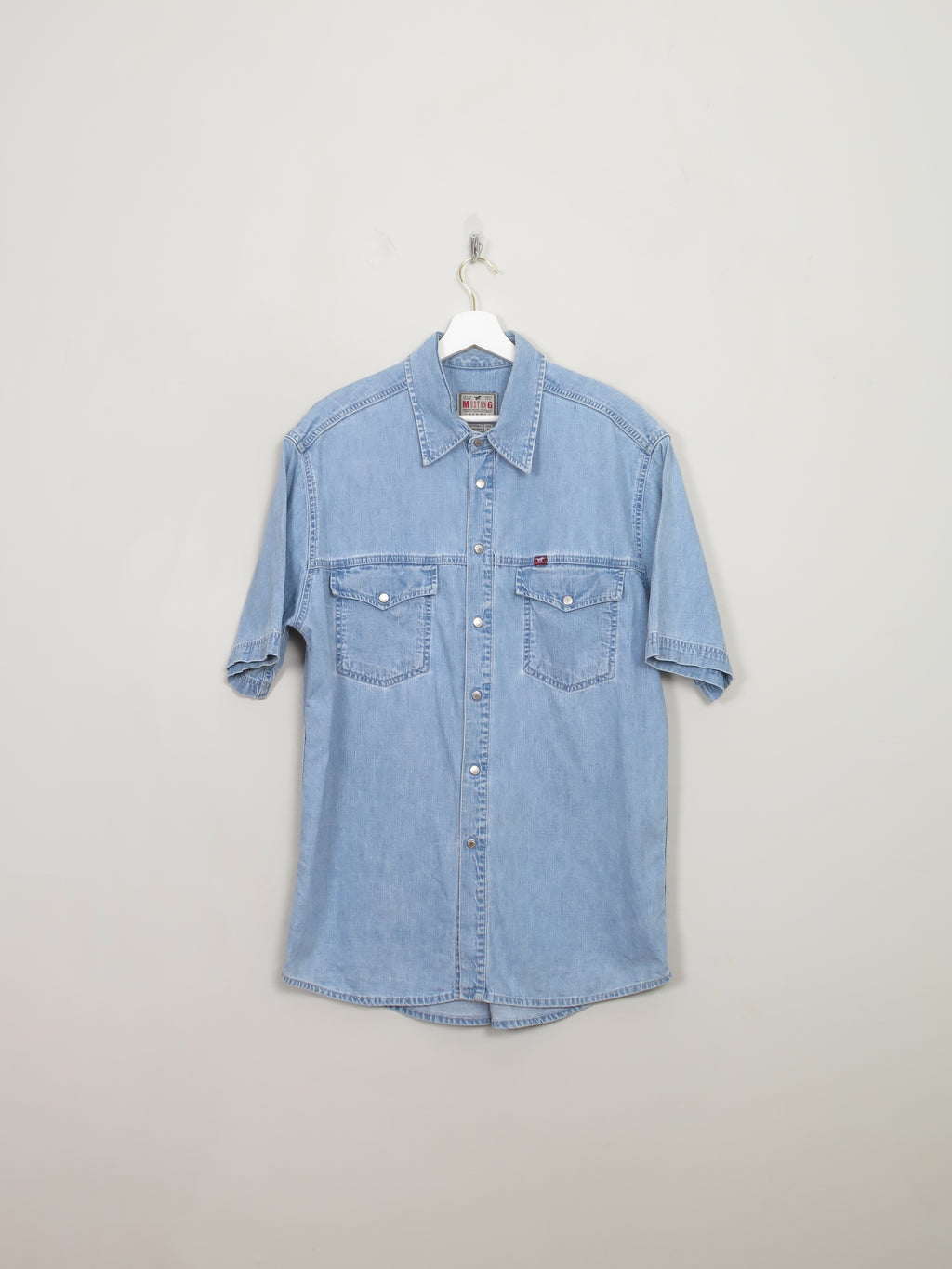 Men's Vintage Mustang Denim Shirt L