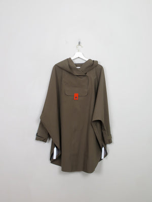 Women's Green Blaest Rain Proof Poncho S
