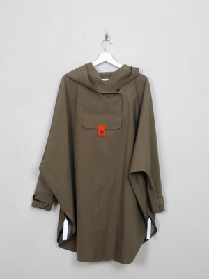 Women's Green Blaest Rain Proof Poncho S