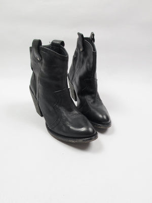 Vintage Cowboy Style Carvella Boots 37/4 - The Harlequin