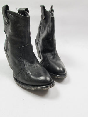 Vintage Cowboy Style Carvella Boots 37/4 - The Harlequin