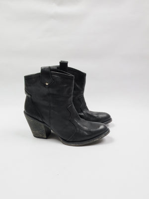 Vintage Cowboy Style Carvella Boots 37/4 - The Harlequin