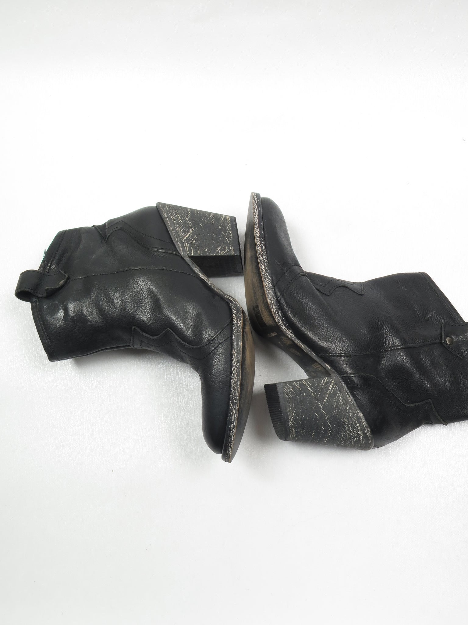 Vintage Cowboy Style Carvella Boots 37/4 - The Harlequin