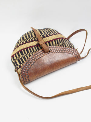 Women's Vintage Small Woven Bag - The Harlequin