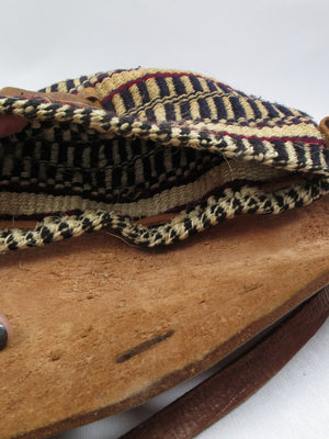 Women's Vintage Small Woven Bag - The Harlequin