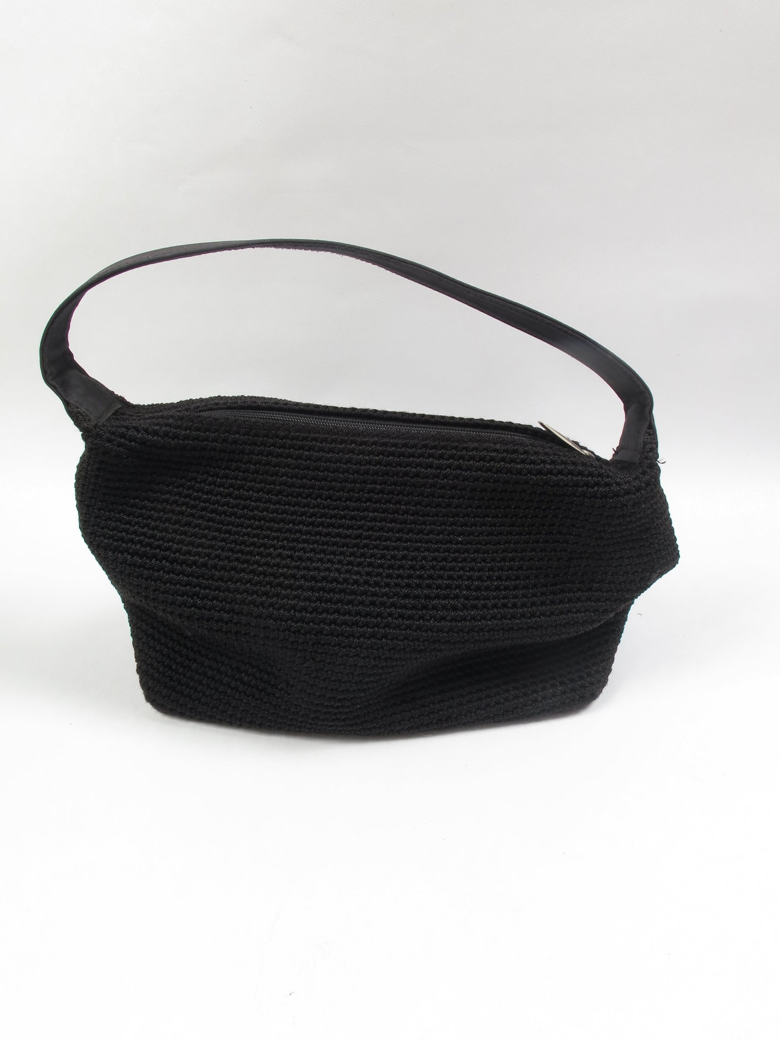 Women's Vintage Black Le Sac Shoulder Bag