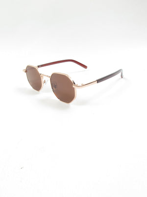 Men's Hexagonal Sunglasses - The Harlequin