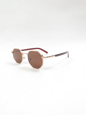 Men's Hexagonal Sunglasses - The Harlequin