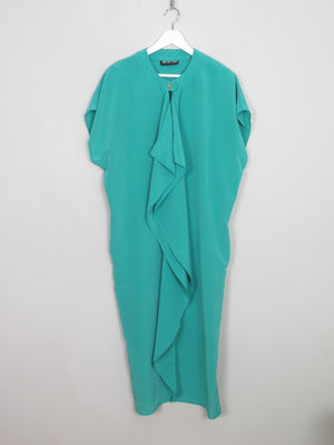 Vintage Green 80s Dress S/M