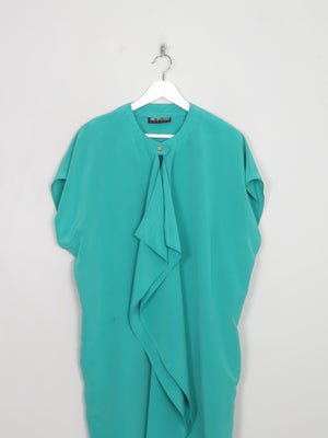 Vintage Green 80s Dress S/M