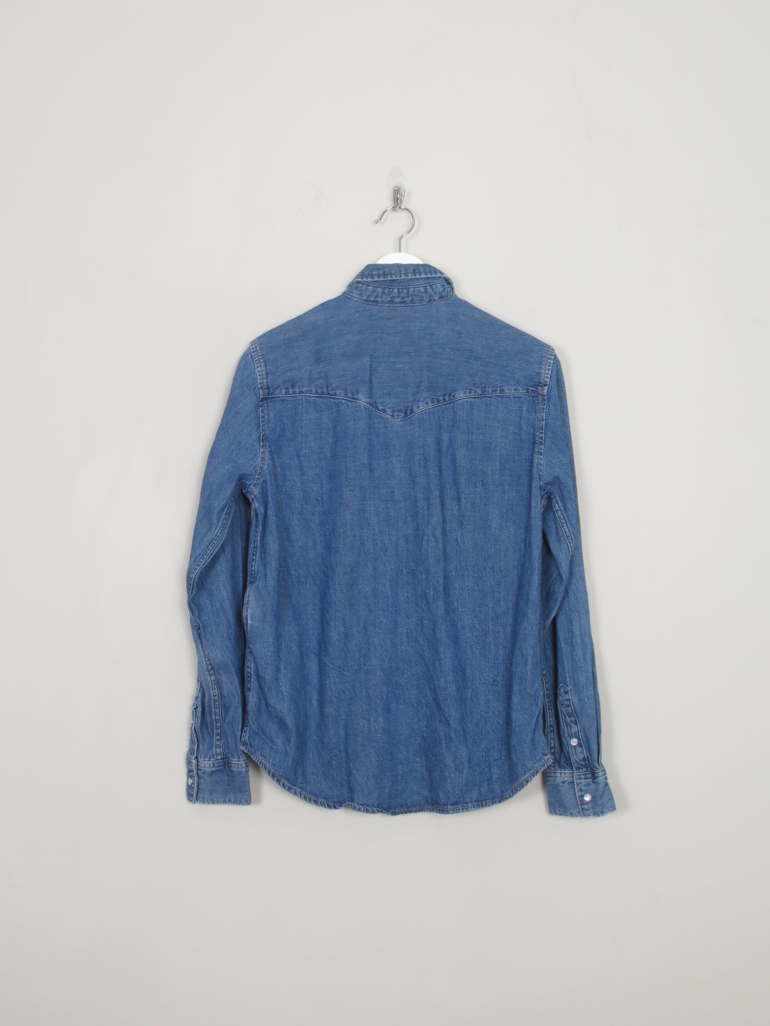 Women's Fitted Vintage Levi's Denim Shirt S/M