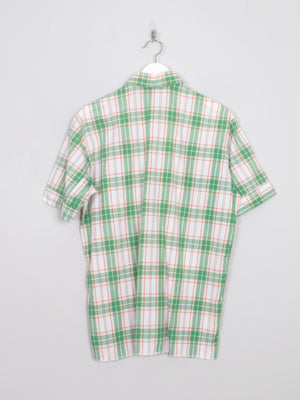 Men's Green Check 1950/60s Shirt M