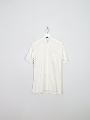 Men's Vintage Yellow Shirt Shirt Sleeved M