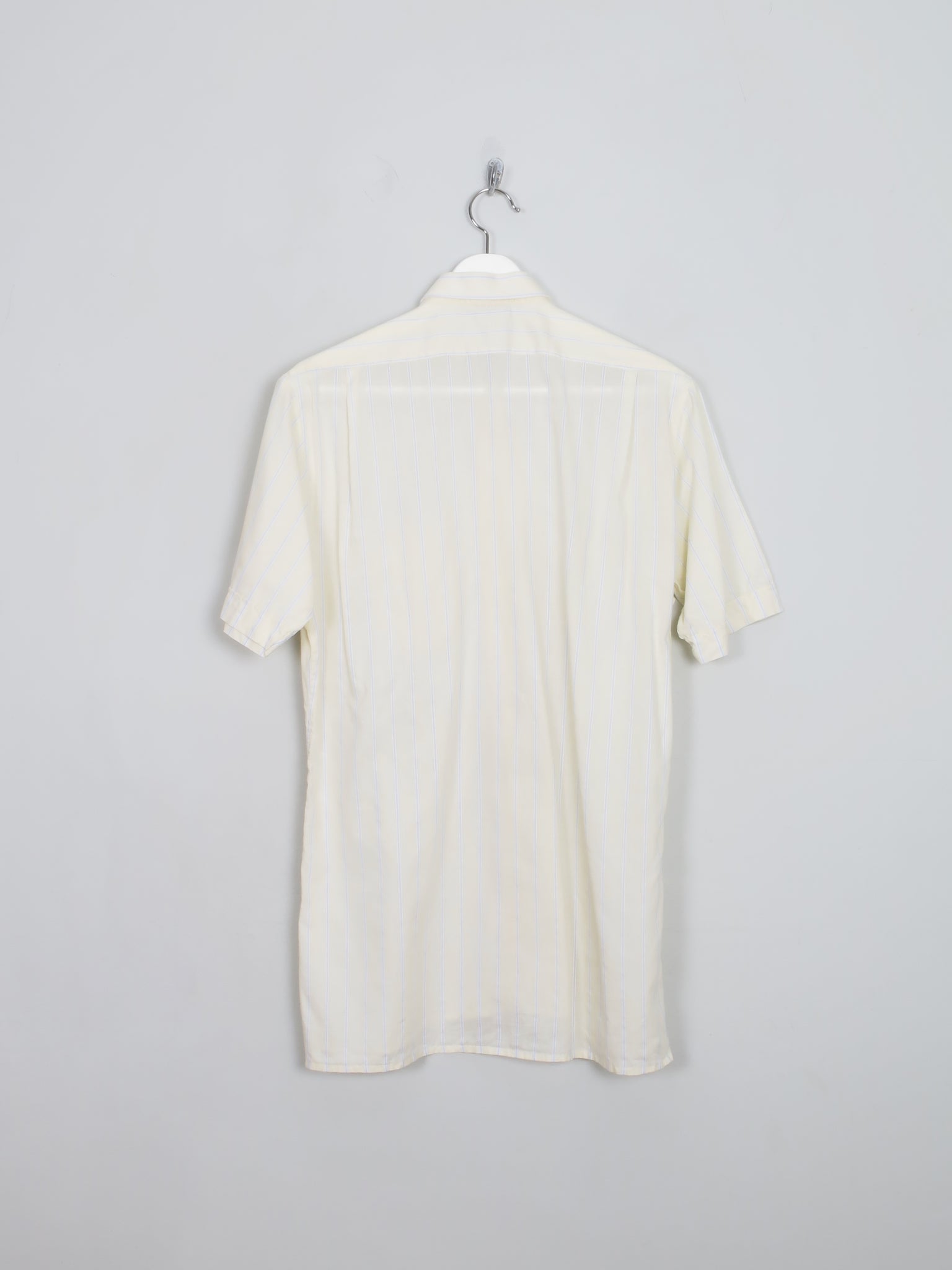 Men's Vintage Yellow Shirt Shirt Sleeved M