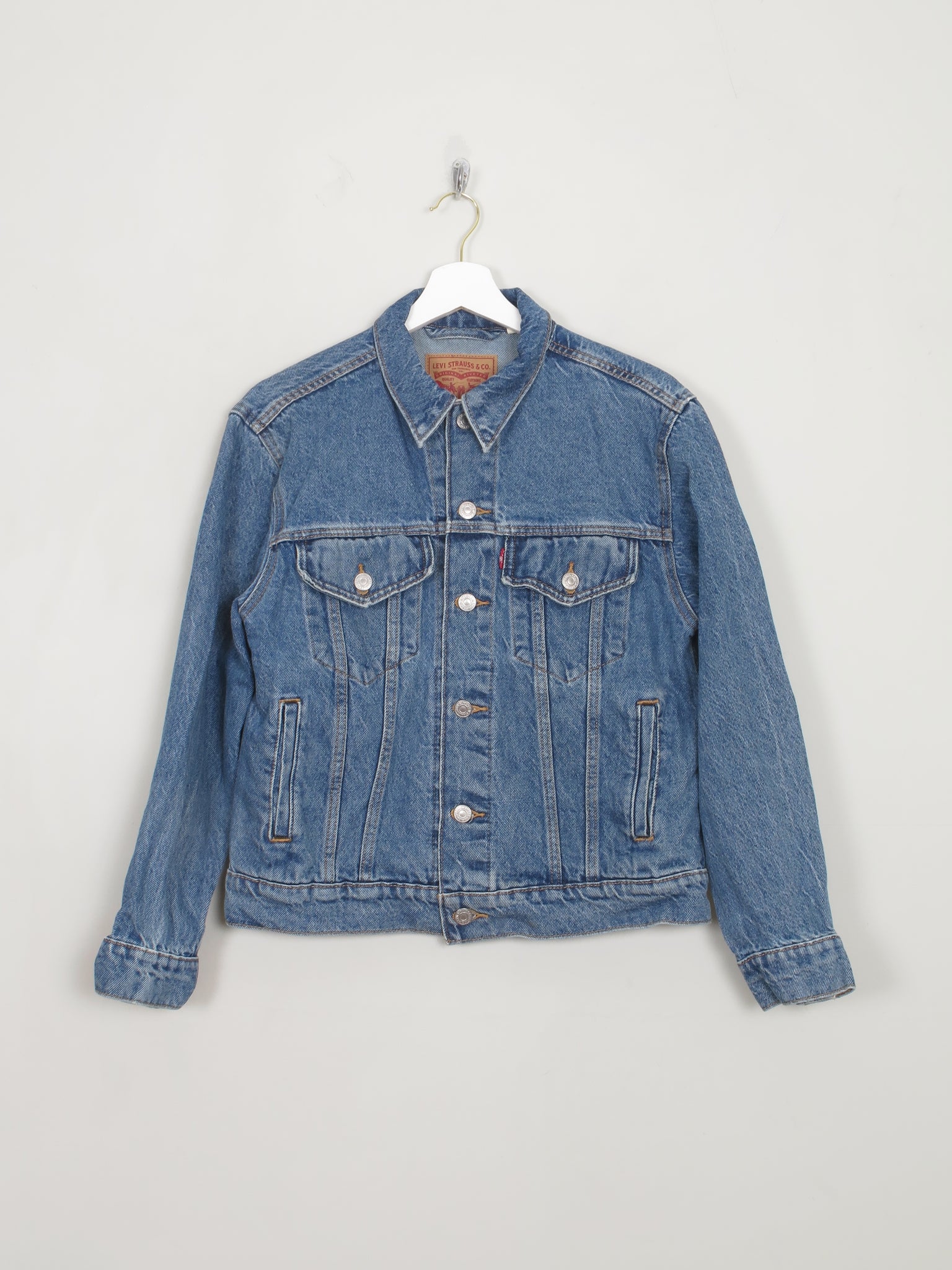 Women's Vintage Blue Levi's Denim Jacket S - The Harlequin