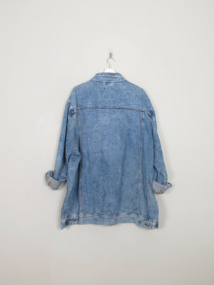 Men's Vintage Blue Denim Jacket 4XL