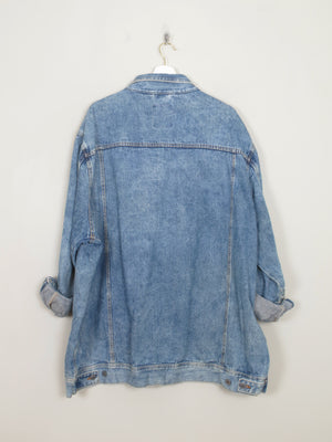 Men's Vintage Blue Denim Jacket 4XL