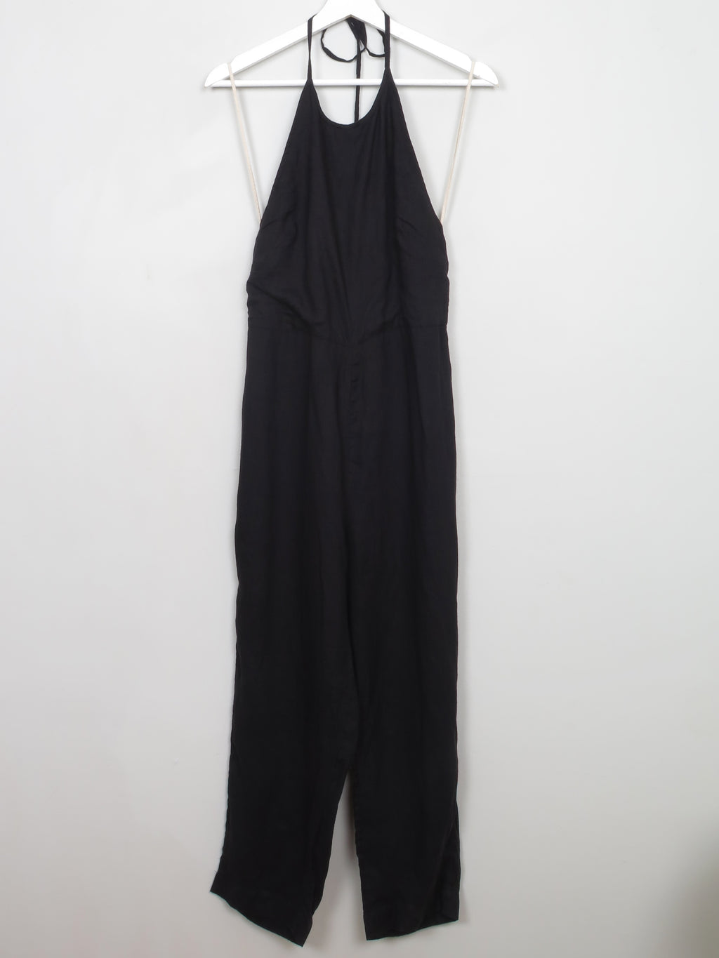 Black Linen Free People Jumpsuit S - The Harlequin