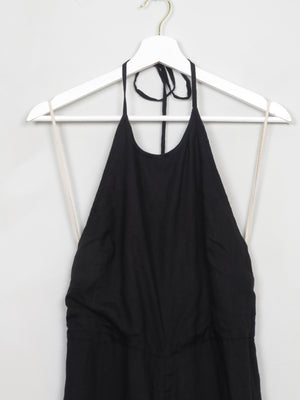 Black Linen Free People Jumpsuit S - The Harlequin