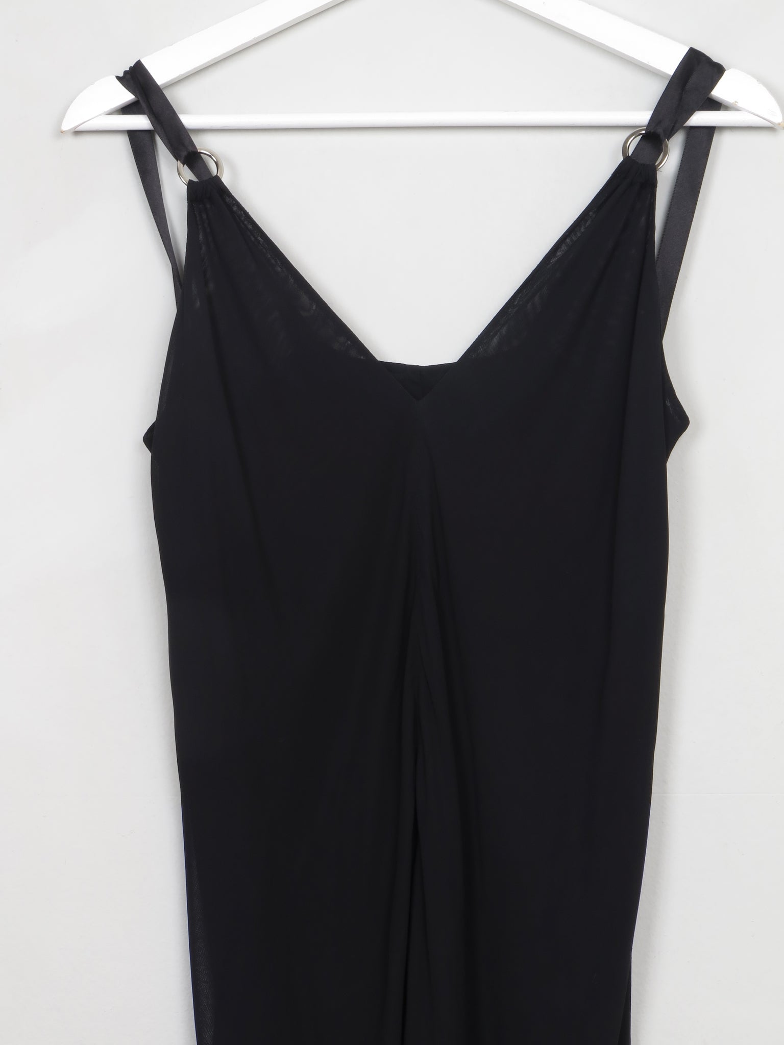 Vintage Black Slip Dress S/M