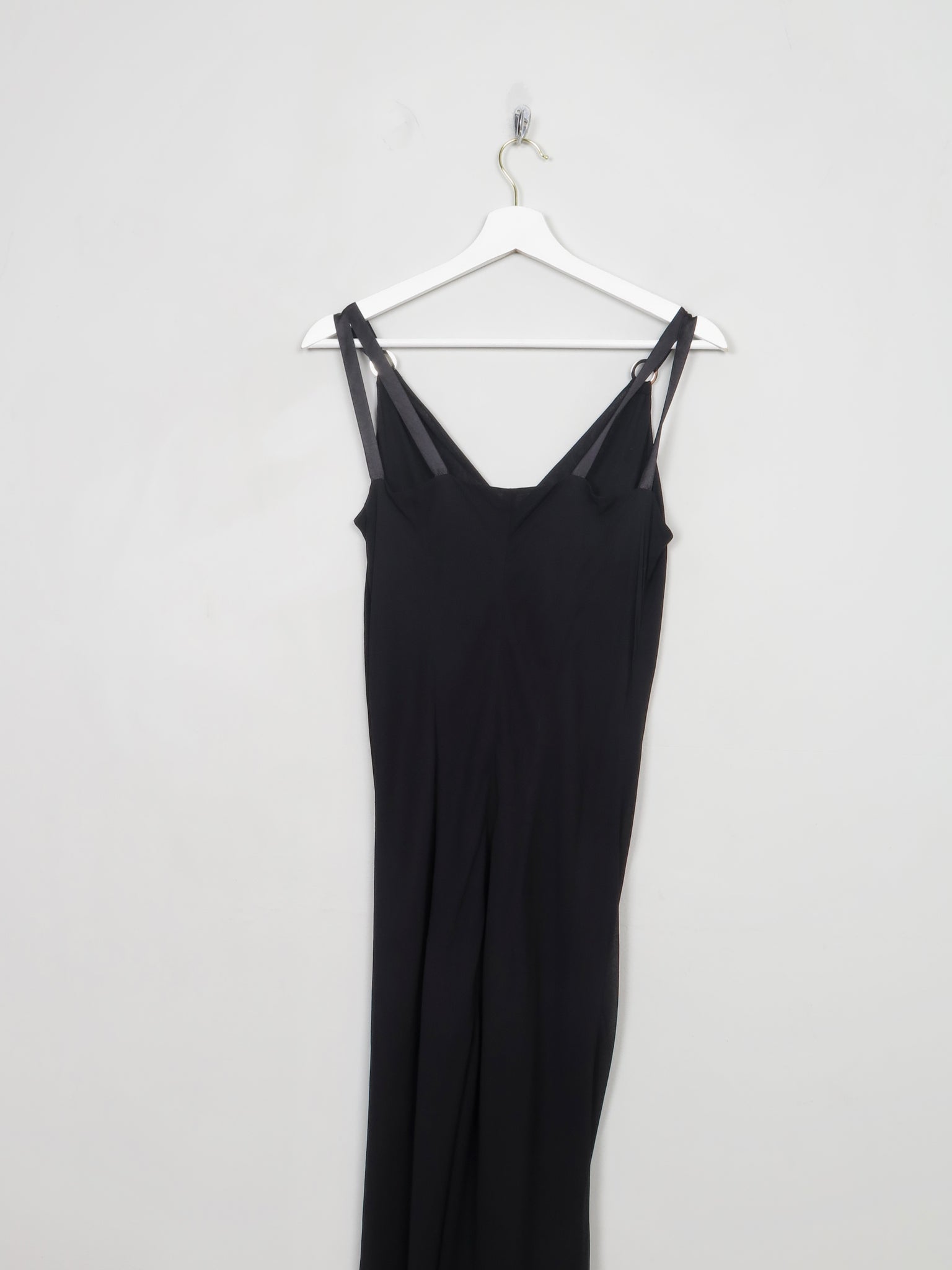 Vintage Black Slip Dress S/M