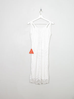 Vintage Style Beaded Flapper Style Wedding Dress New 8