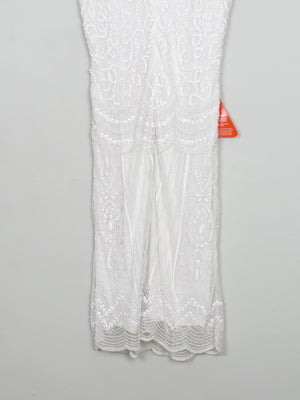Vintage Style Beaded Flapper Style Wedding Dress New 8